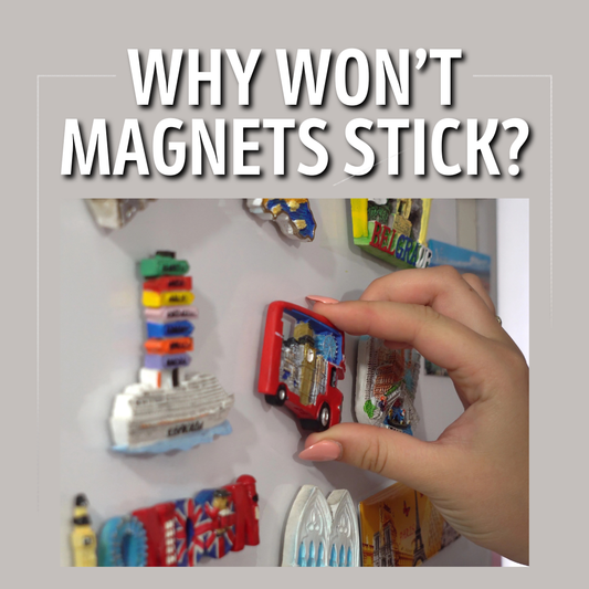 Why won't magnets stick to my fridge?