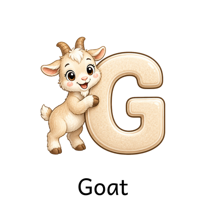 Animal Alphabet Letter Magnets