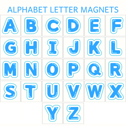 Alphabet Rainbow Magnets