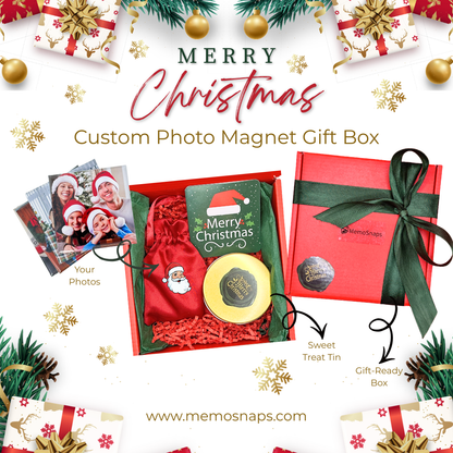 Christmas Custom Photo Magnet Gift Box 1