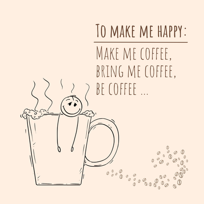 Coffee Themed Fridge Magnets