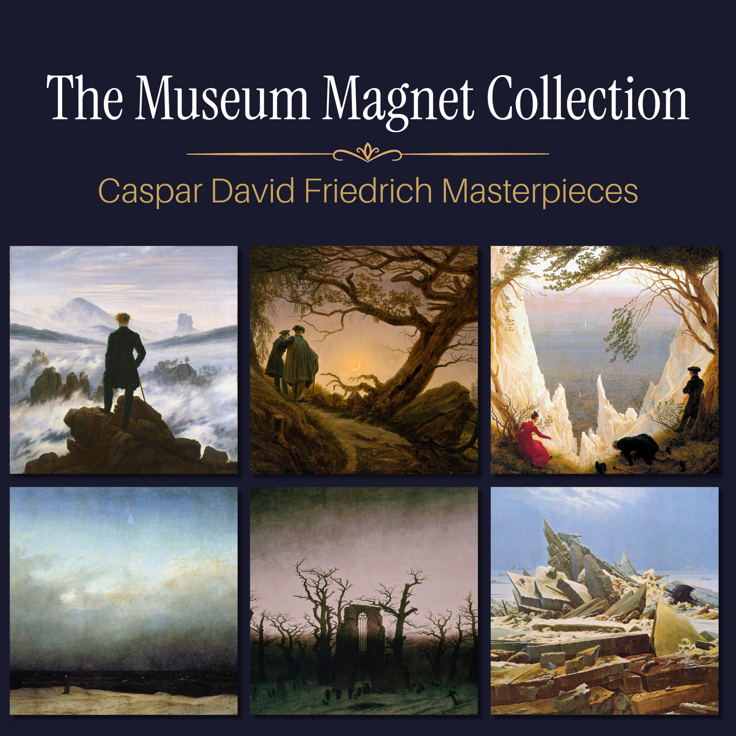 Famous Art Paintings Magnet Collection