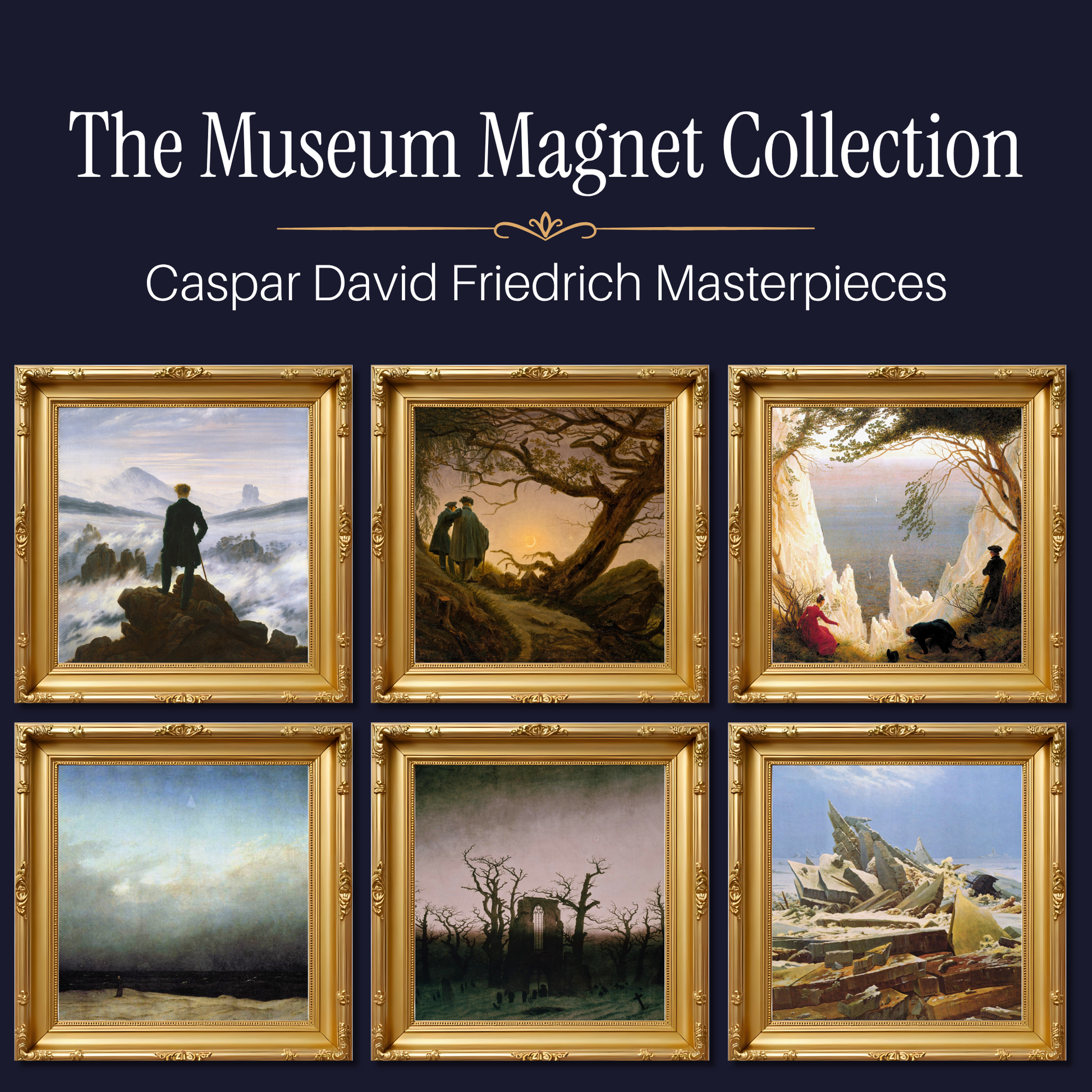 Famous Art Paintings Magnet Collection