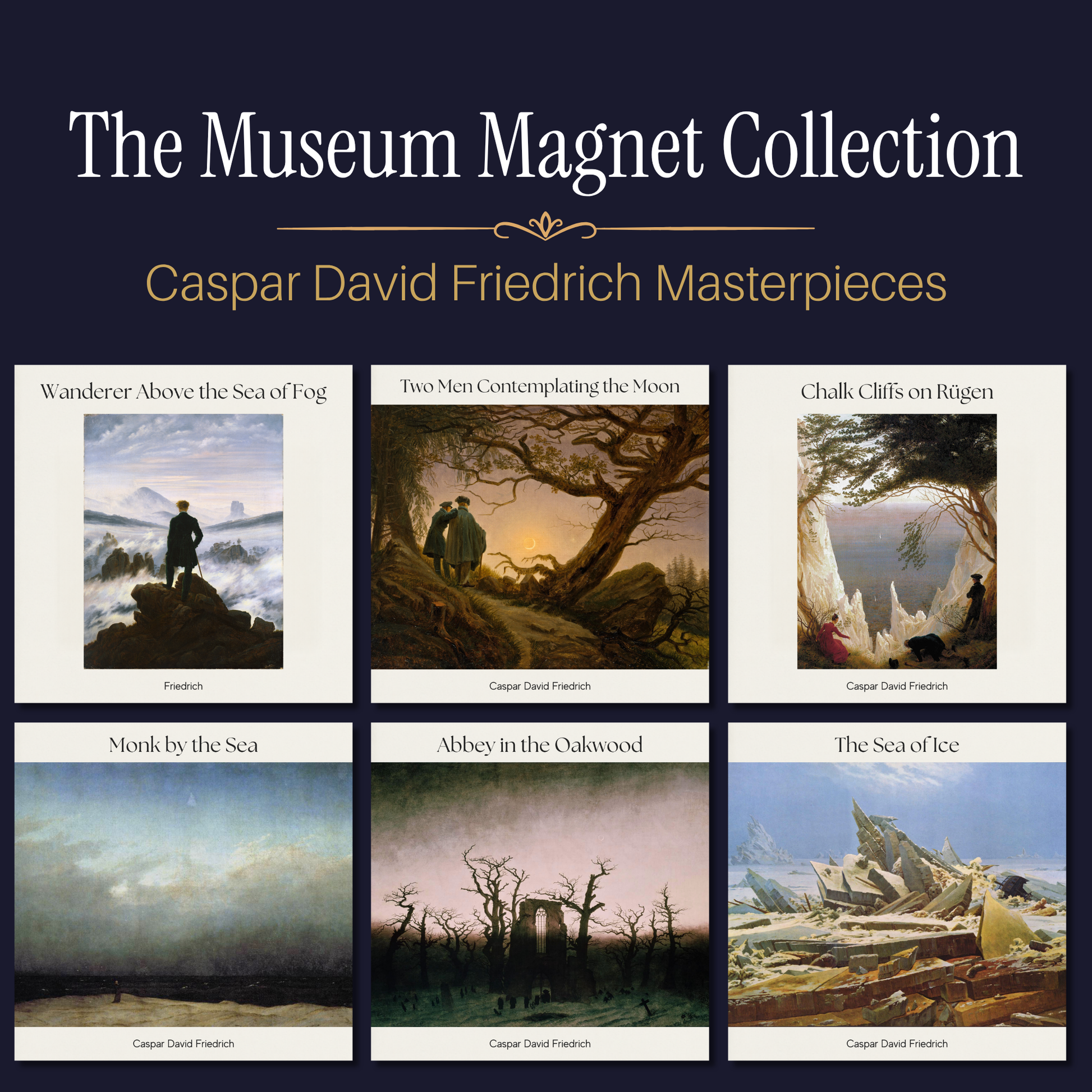Famous Art Paintings Magnet Collection