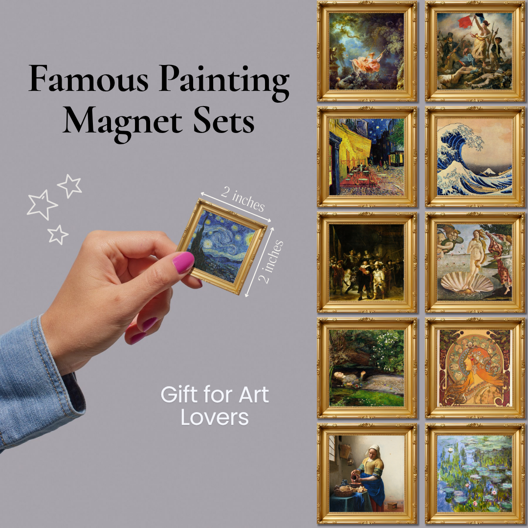 Famous Art Paintings Magnet Collection