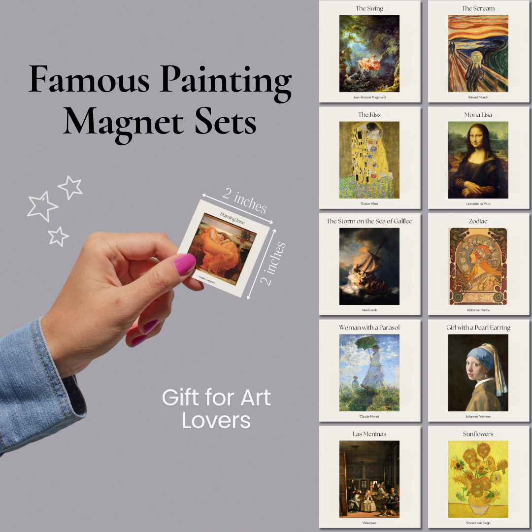 Famous Art Paintings Magnet Collection