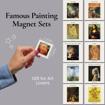 Famous Art Paintings Magnet Collection