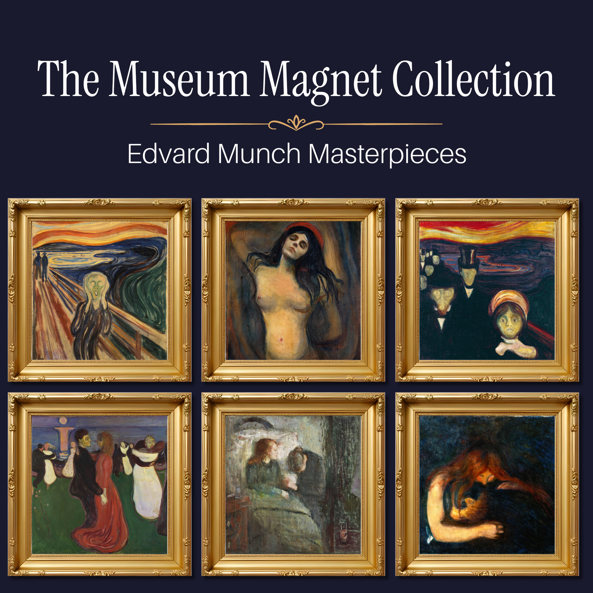 Famous Art Paintings Magnet Collection