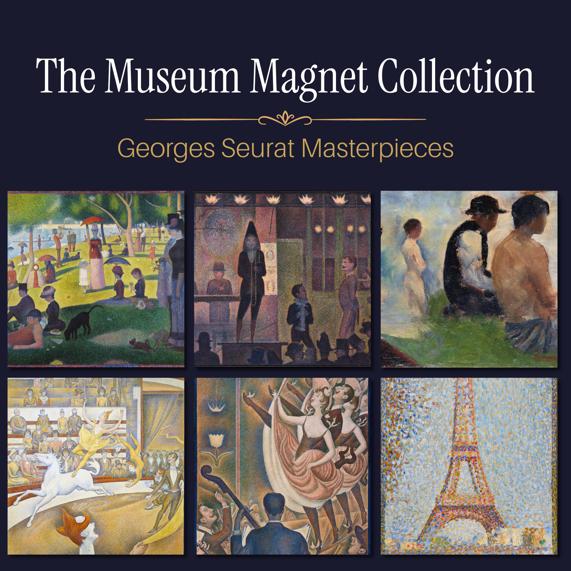 Famous Art Paintings Magnet Collection