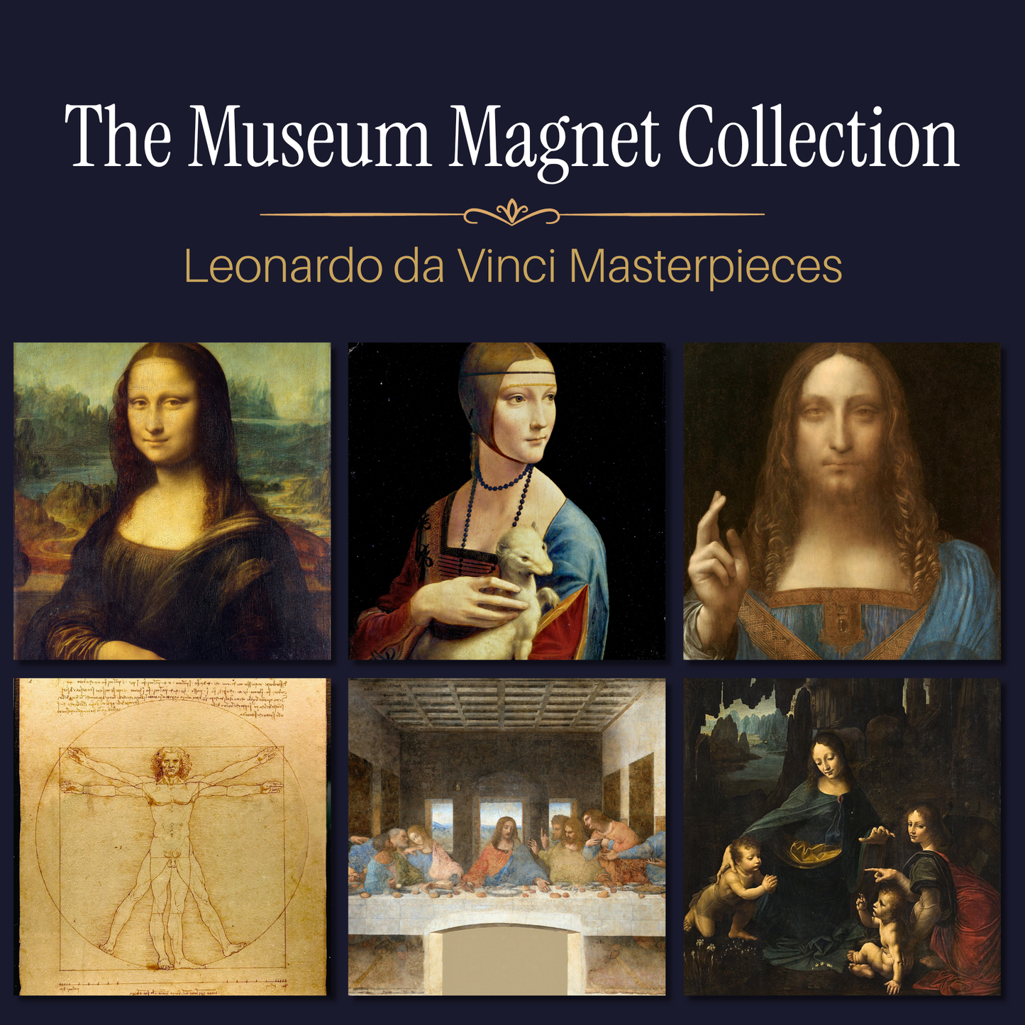 Famous Art Paintings Magnet Collection