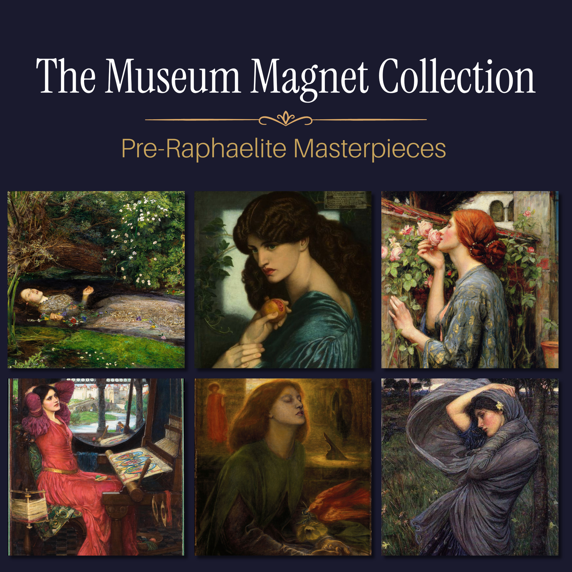 Famous Art Paintings Magnet Collection