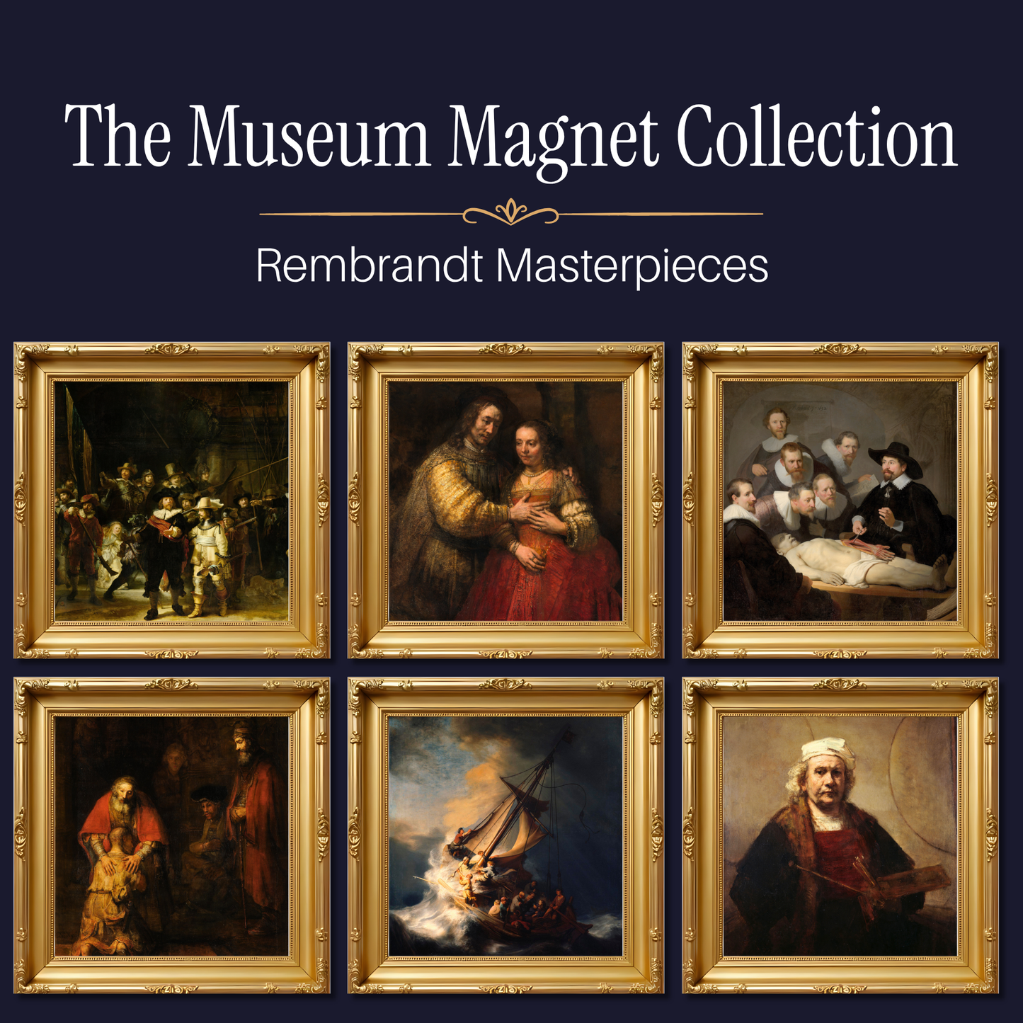 Famous Art Paintings Magnet Collection