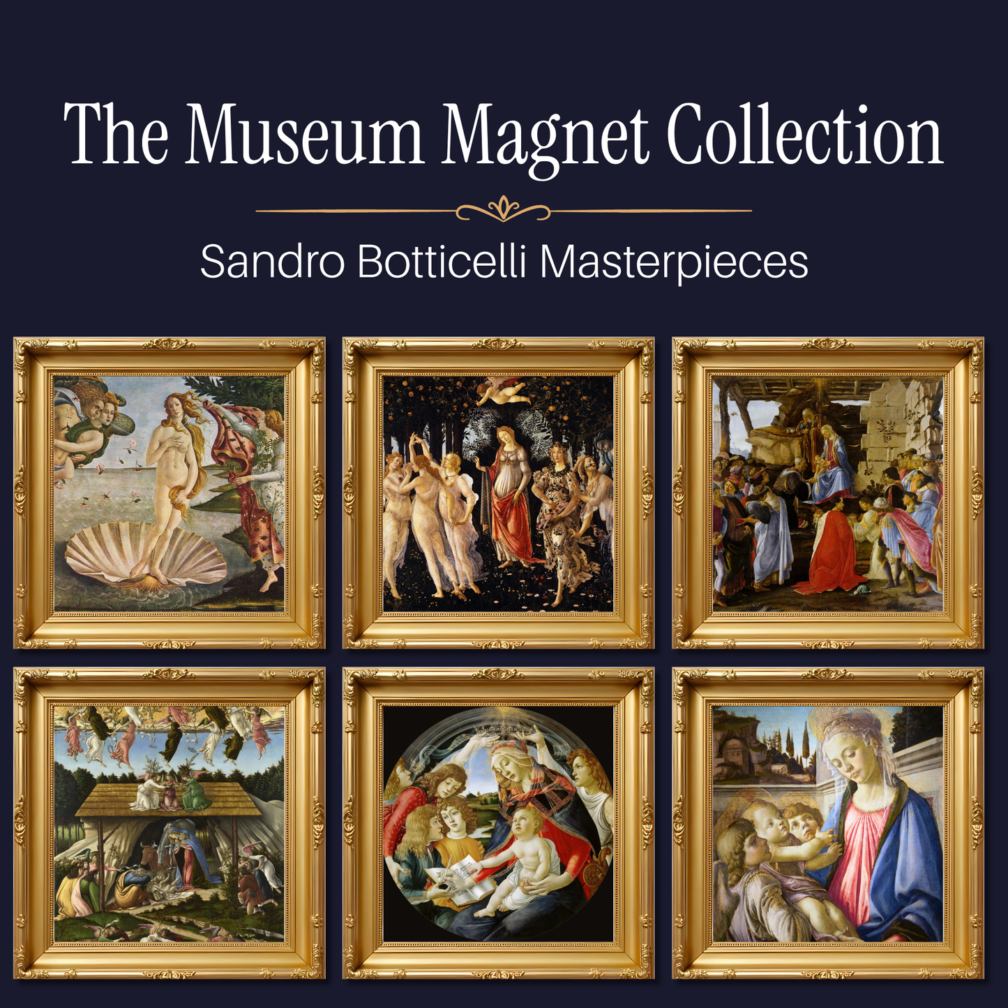 Famous Art Paintings Magnet Collection