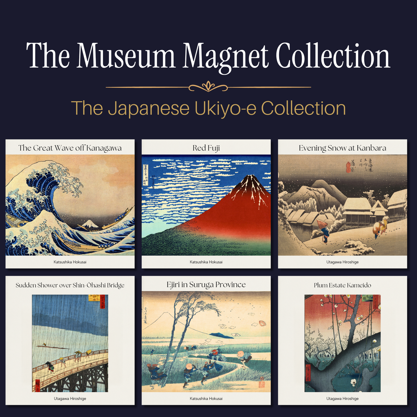 Famous Art Paintings Magnet Collection