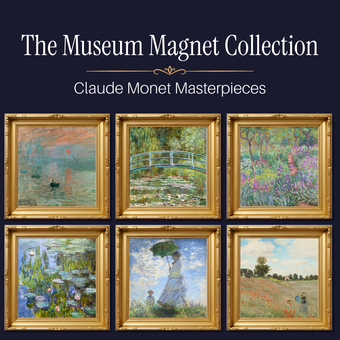 Famous Art Paintings Magnet Collection