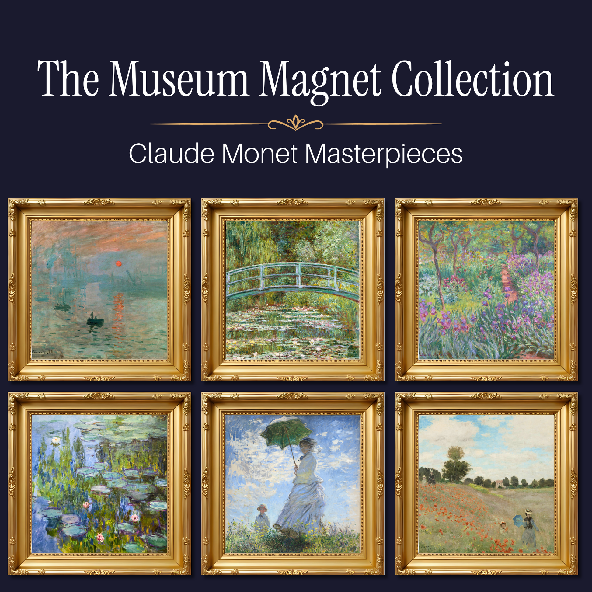 Famous Art Paintings Magnet Collection