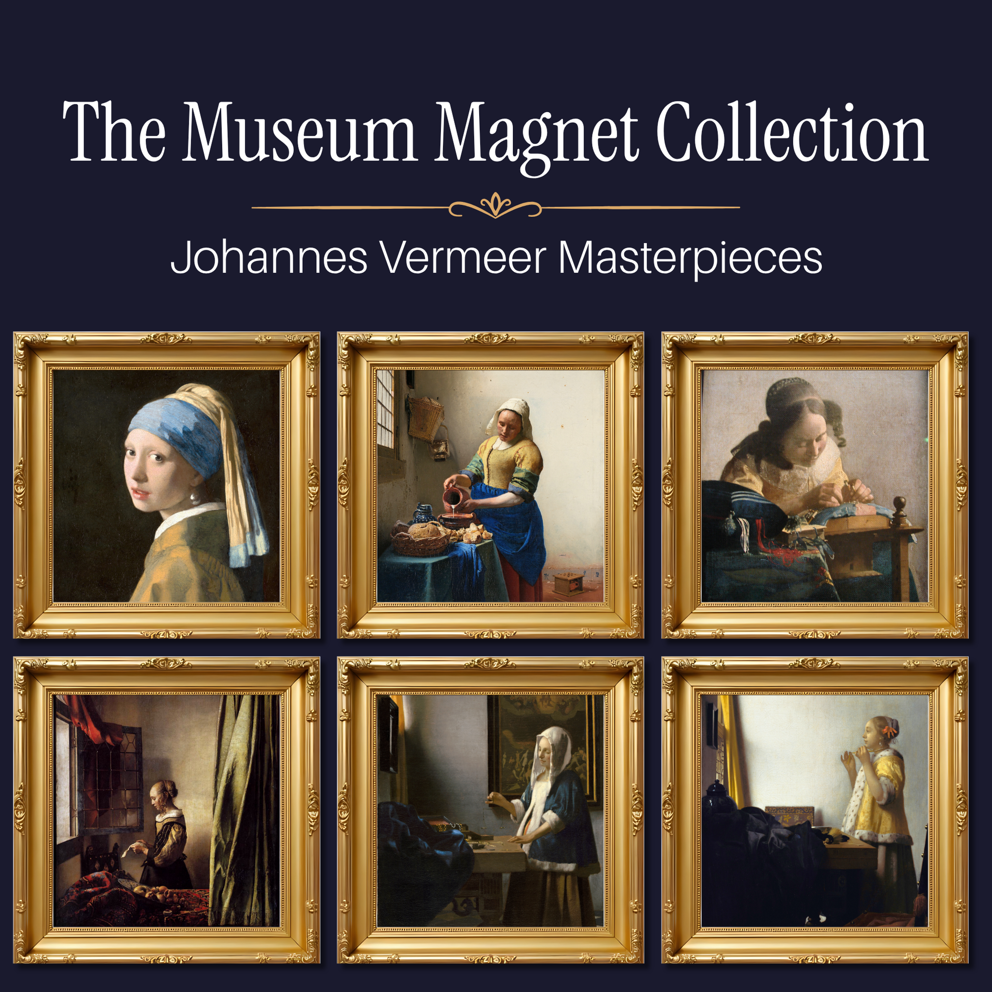 Famous Art Paintings Magnet Collection
