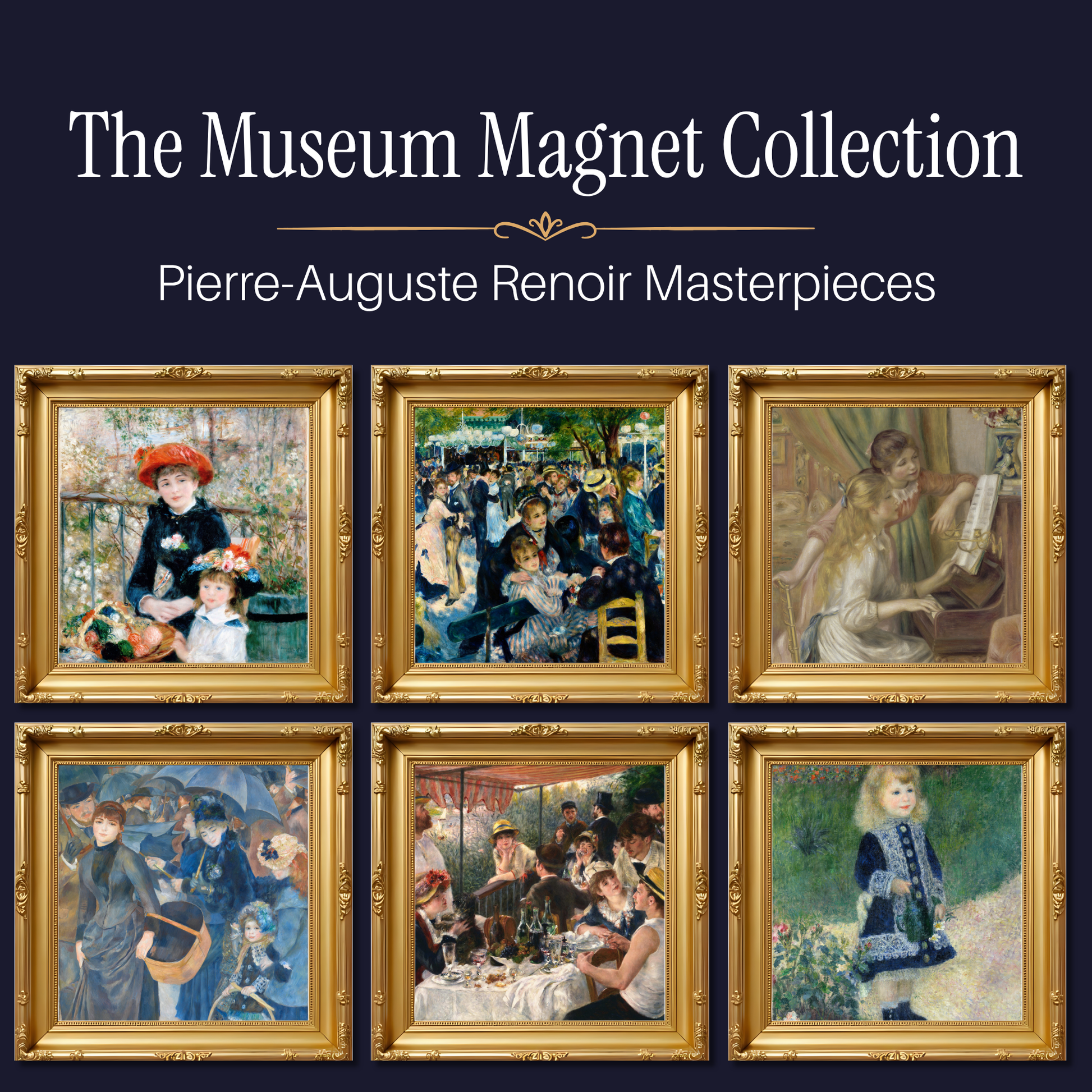 Famous Art Paintings Magnet Collection