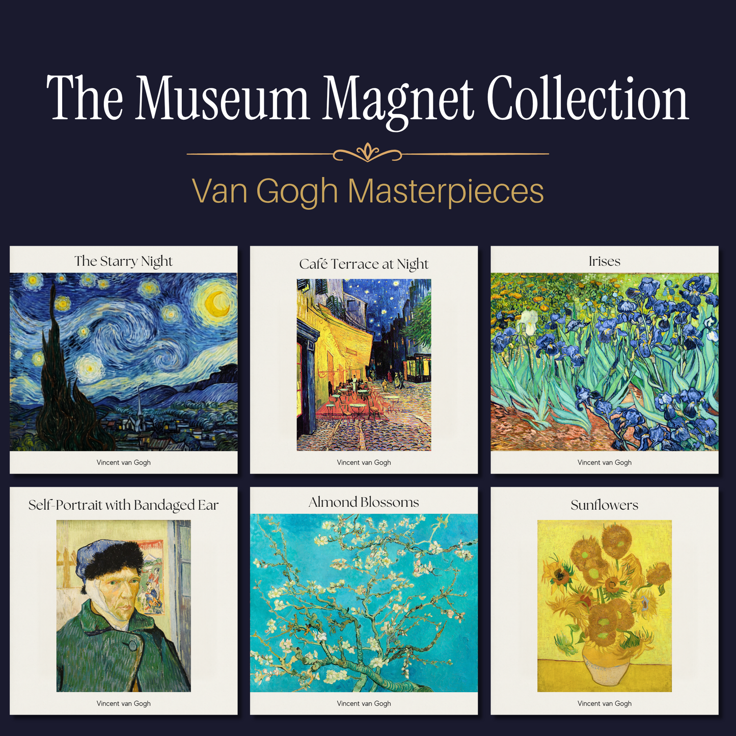 Famous Art Paintings Magnet Collection