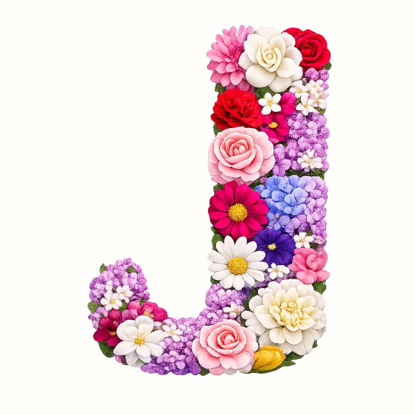 Floral Alphabet Letter Magnets
