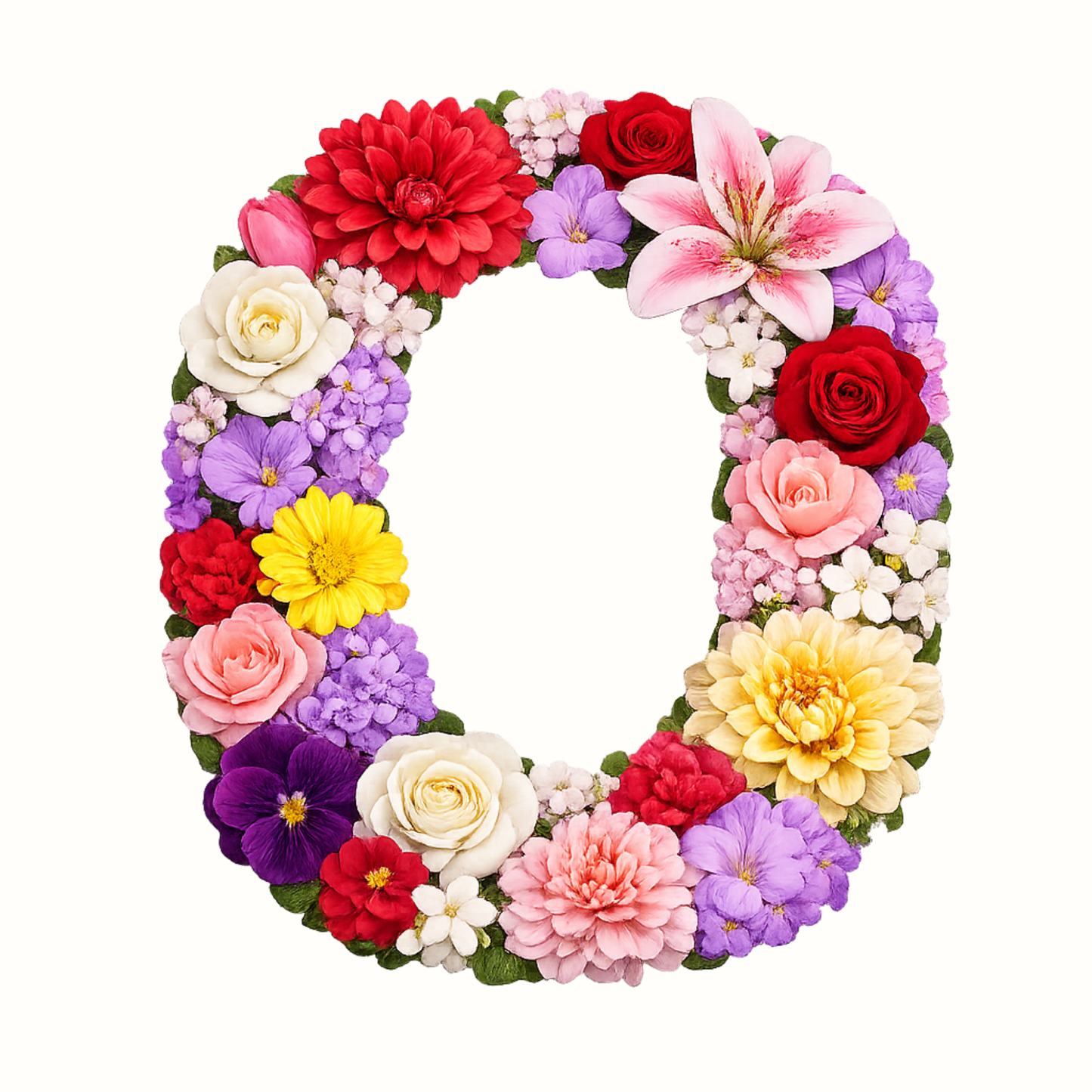 Floral Alphabet Letter Magnets
