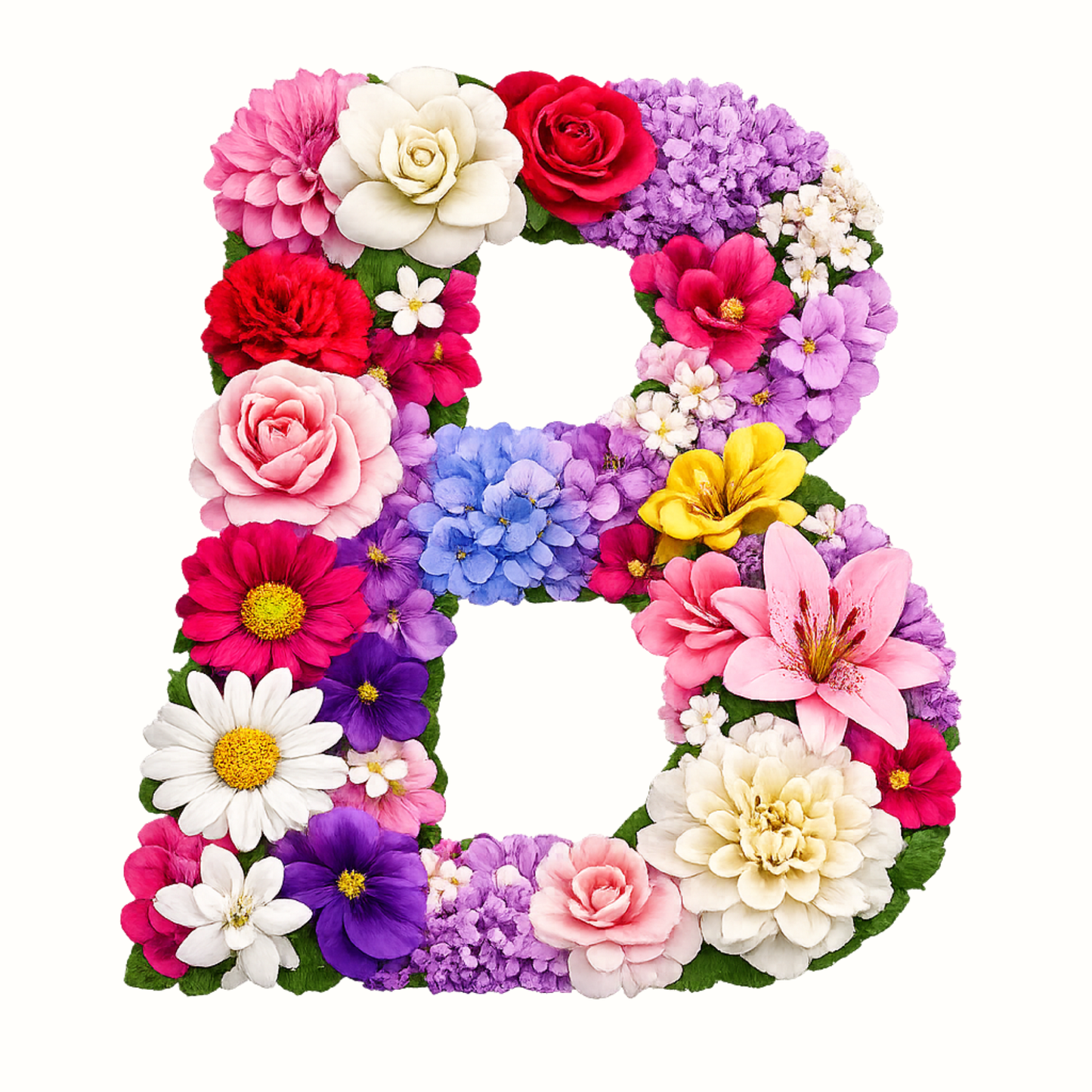 Floral Alphabet Letter Magnets