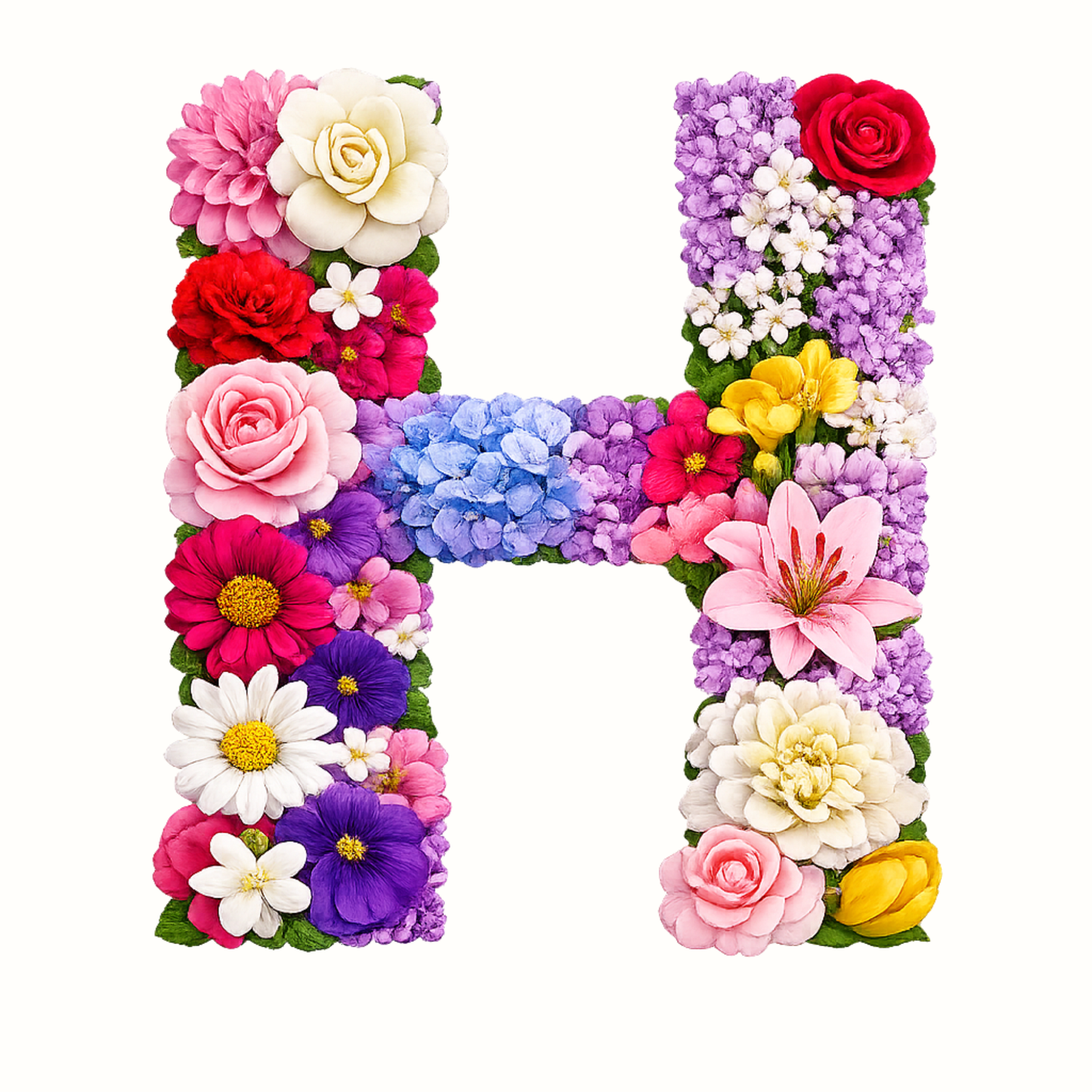 Floral Alphabet Letter Magnets