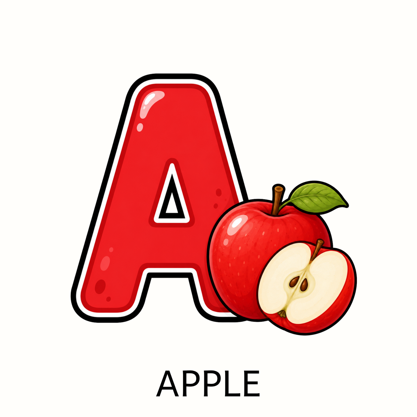 Fruit Alphabet Letter Magnets