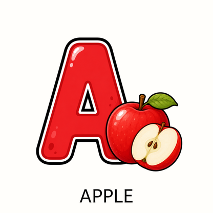 Fruit Alphabet Letter Magnets