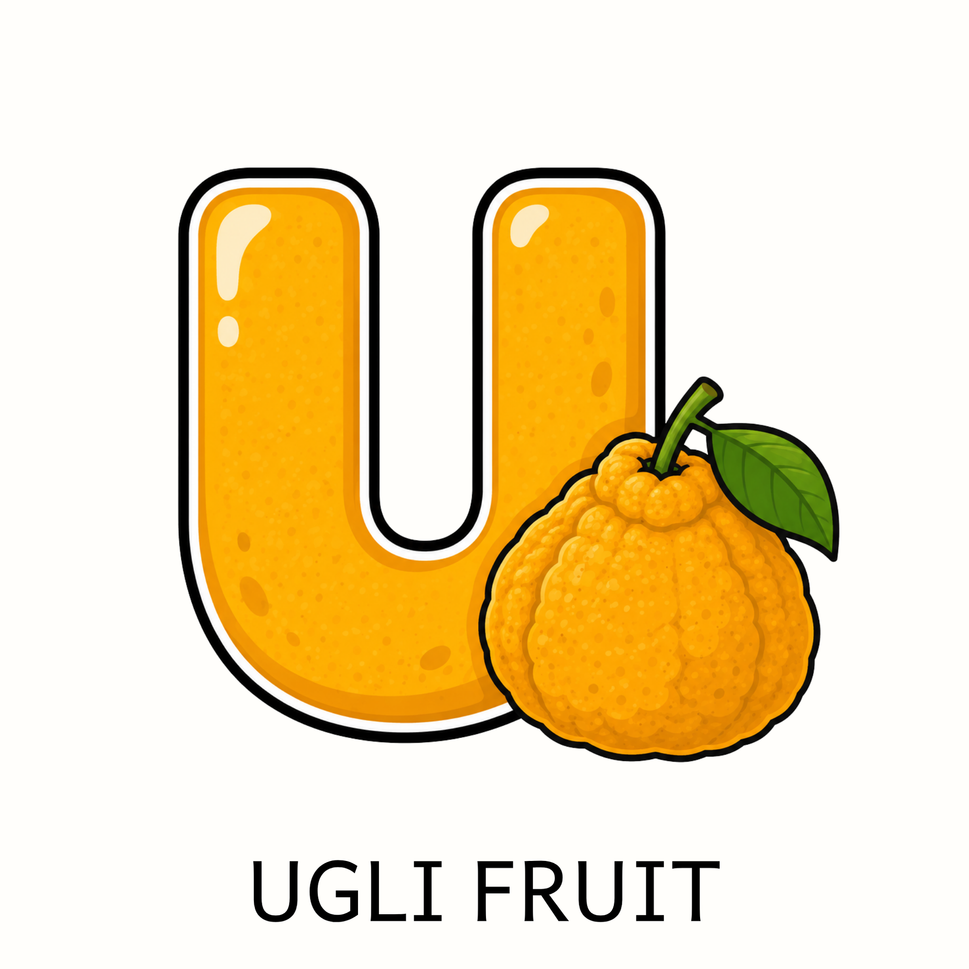 Fruit Alphabet Letter Magnets