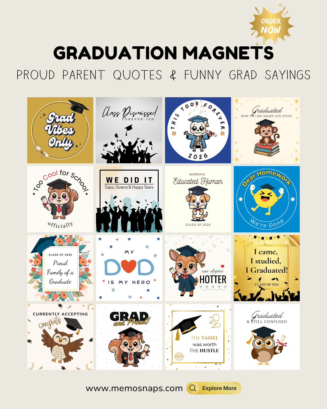 Graduation Celebration Fridge Magnet Gifts