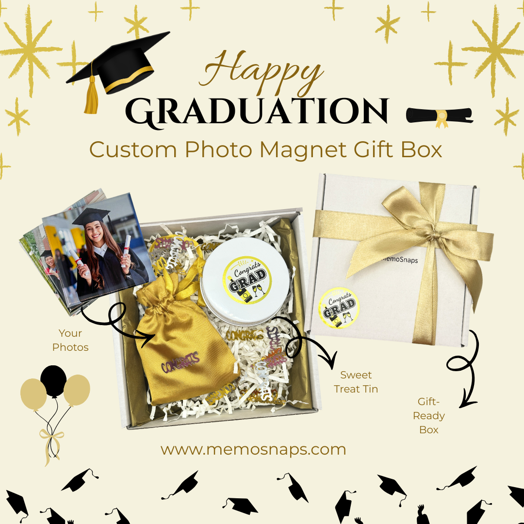 Graduation Custom Photo Magnet Gift Box 1
