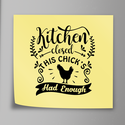 Kitchen Humor Fridge Magnets