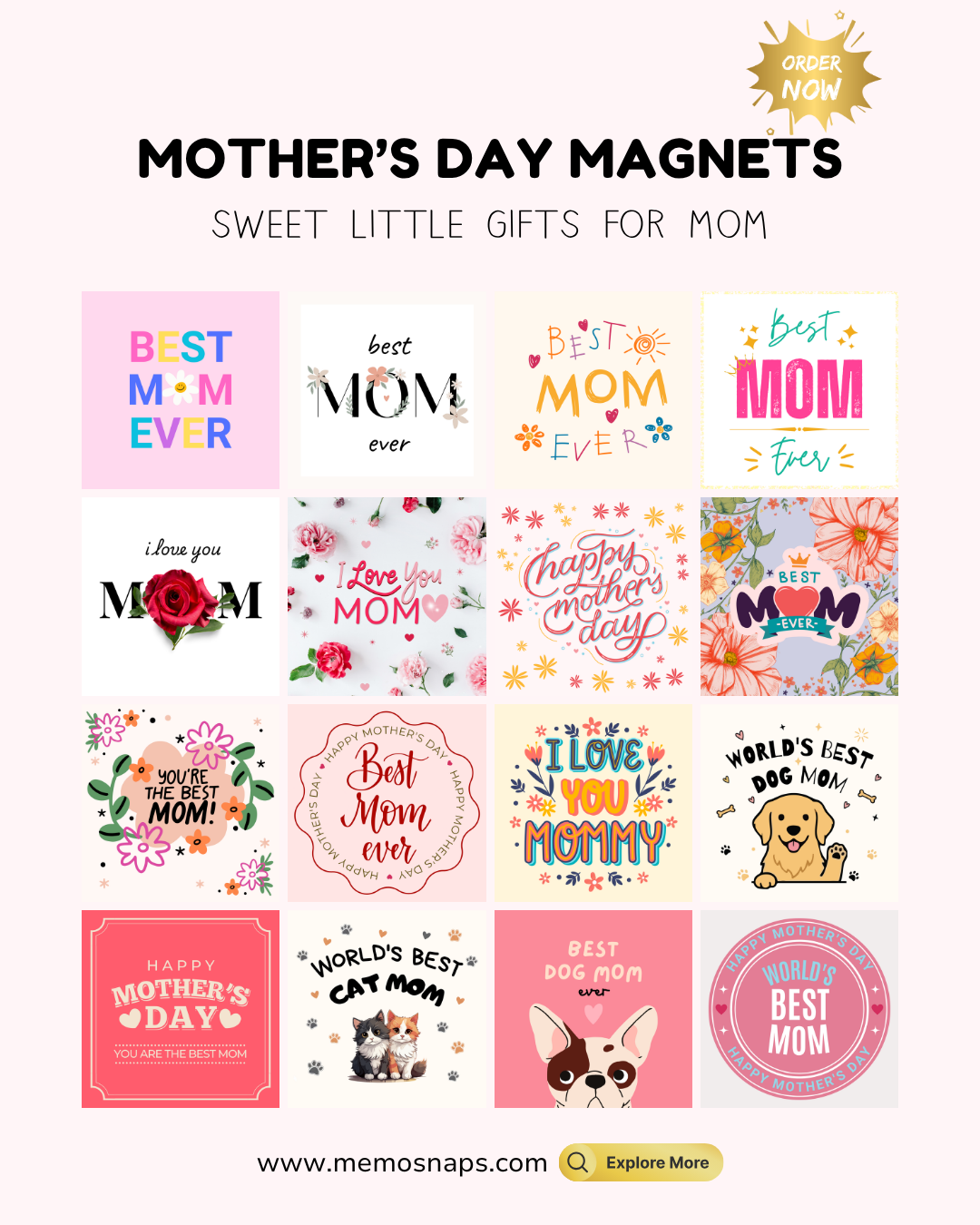Mothers Day Celebration Fridge Magnet Gifts