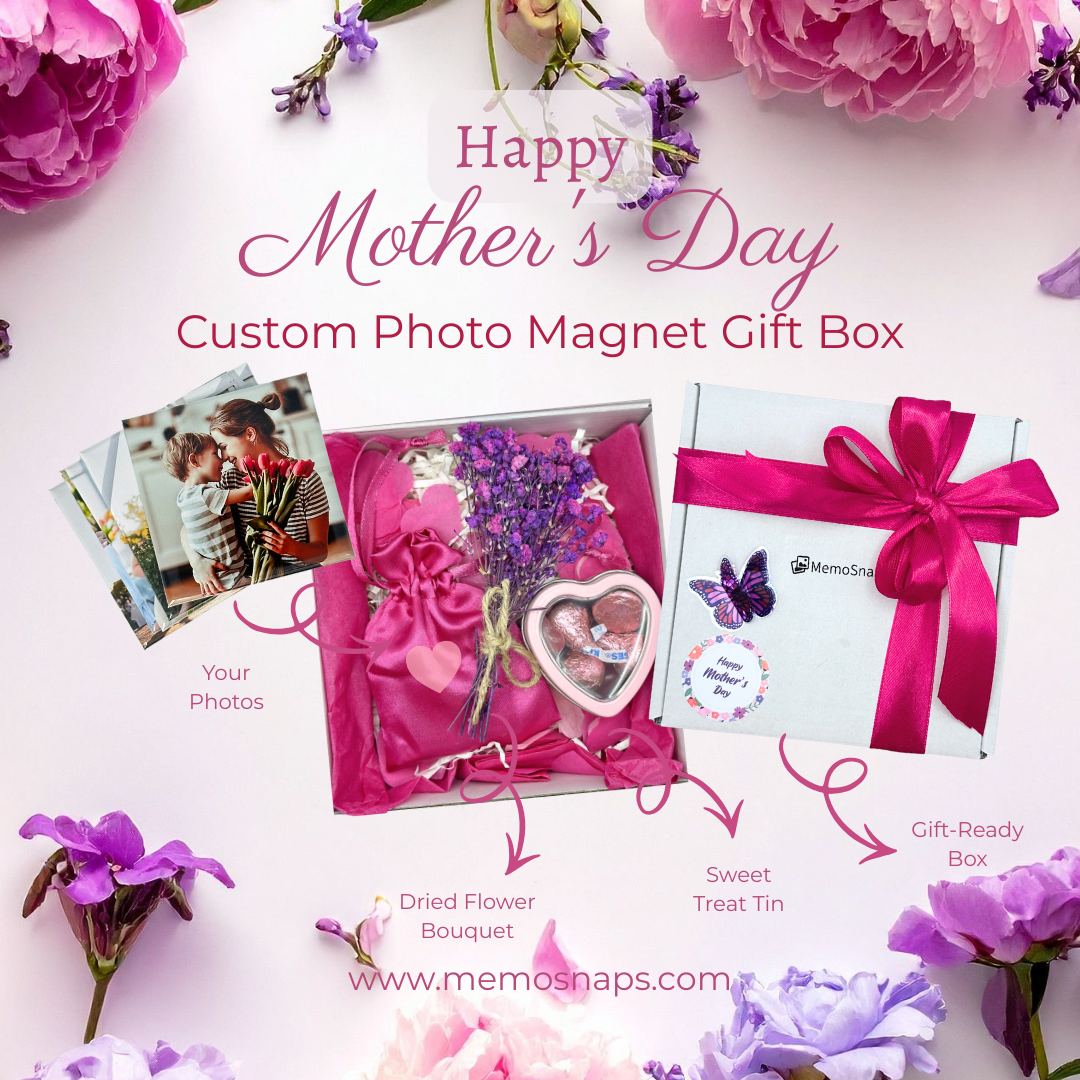 Mothers Day Custom Photo Magnet Gift Box 1