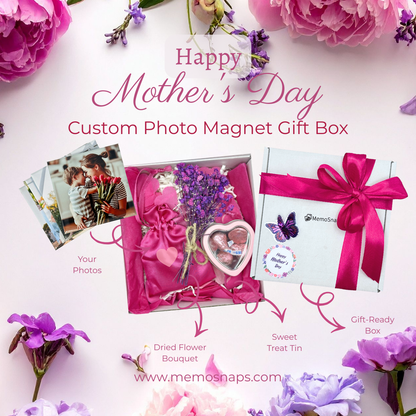 Mothers Day Custom Photo Magnet Gift Box 1