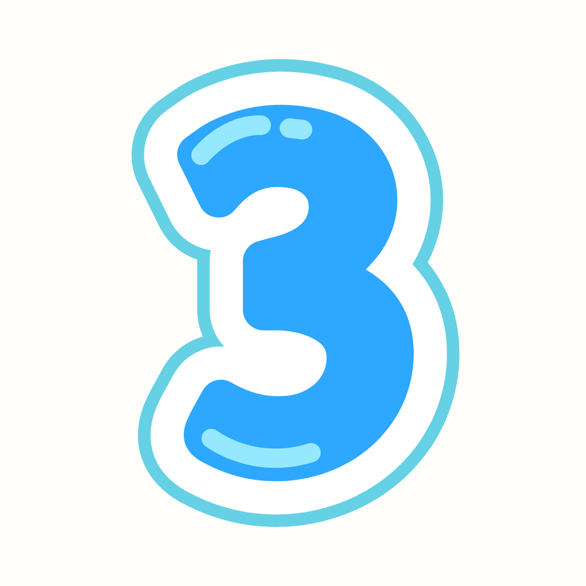 Rainbow Number Magnet Sets