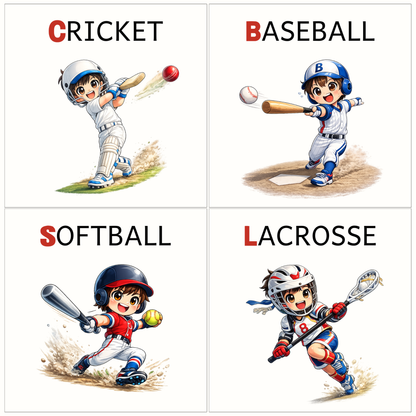 Sports Alphabet Letter Magnets