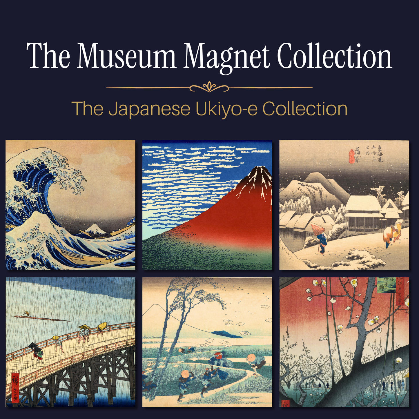 Famous Art Paintings Magnet Collection