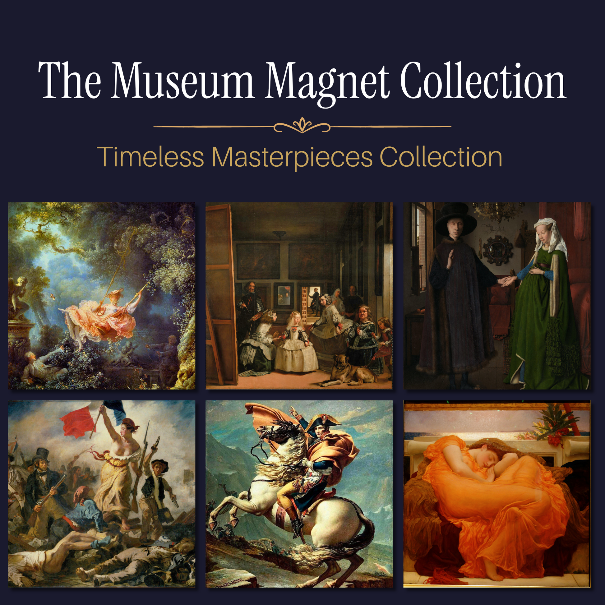 Famous Art Paintings Magnet Collection