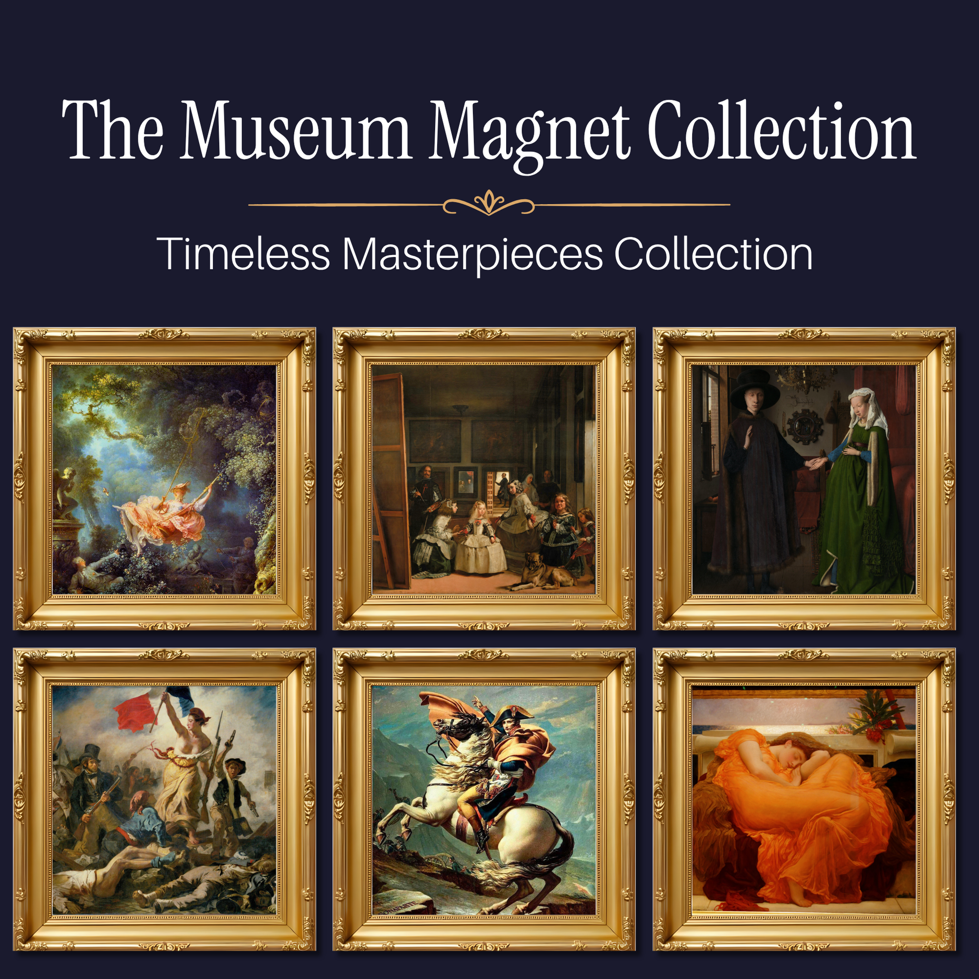 Famous Art Paintings Magnet Collection