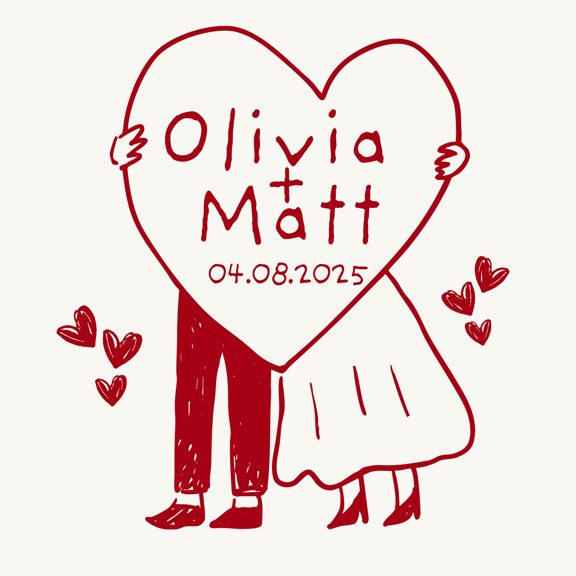 Wedding Keepsake Fridge Magnets