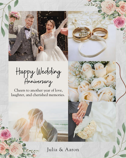 Wedding Keepsake Fridge Magnets