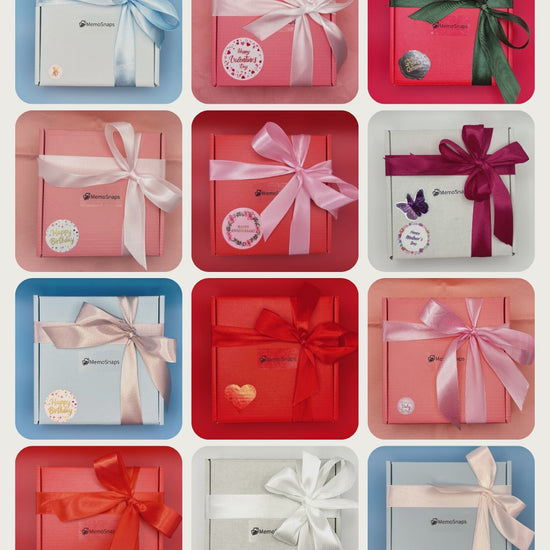 MemoSnaps Photo Fridge Magnet Gift Boxes